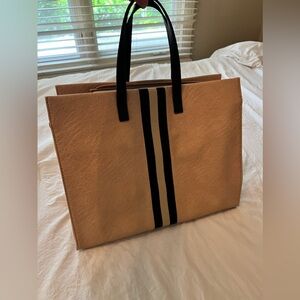 Vici Tote / hand bag - Tan and Black